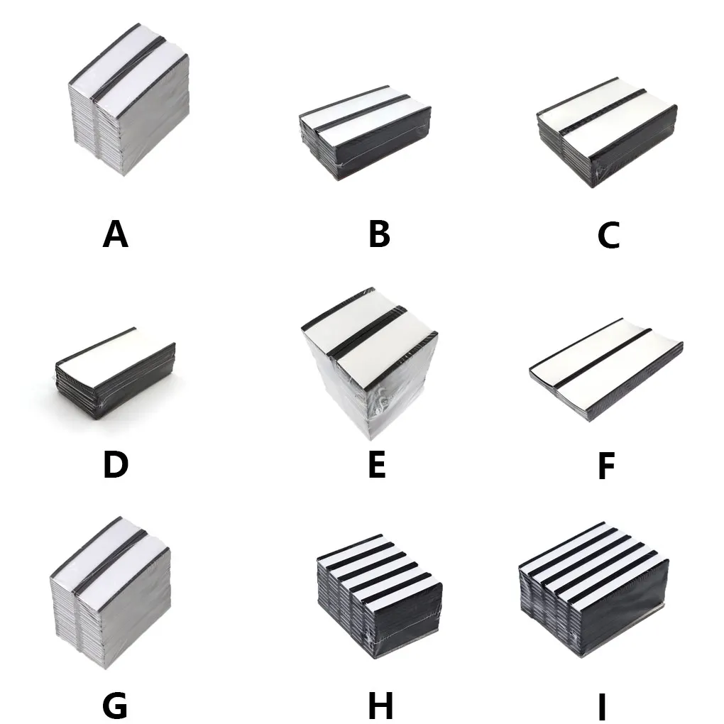 

Magnetic Shelf C-style Convenient with White Cardboard Self-Adhesive Tagboard Lightweight Strong Adsorption Type 6