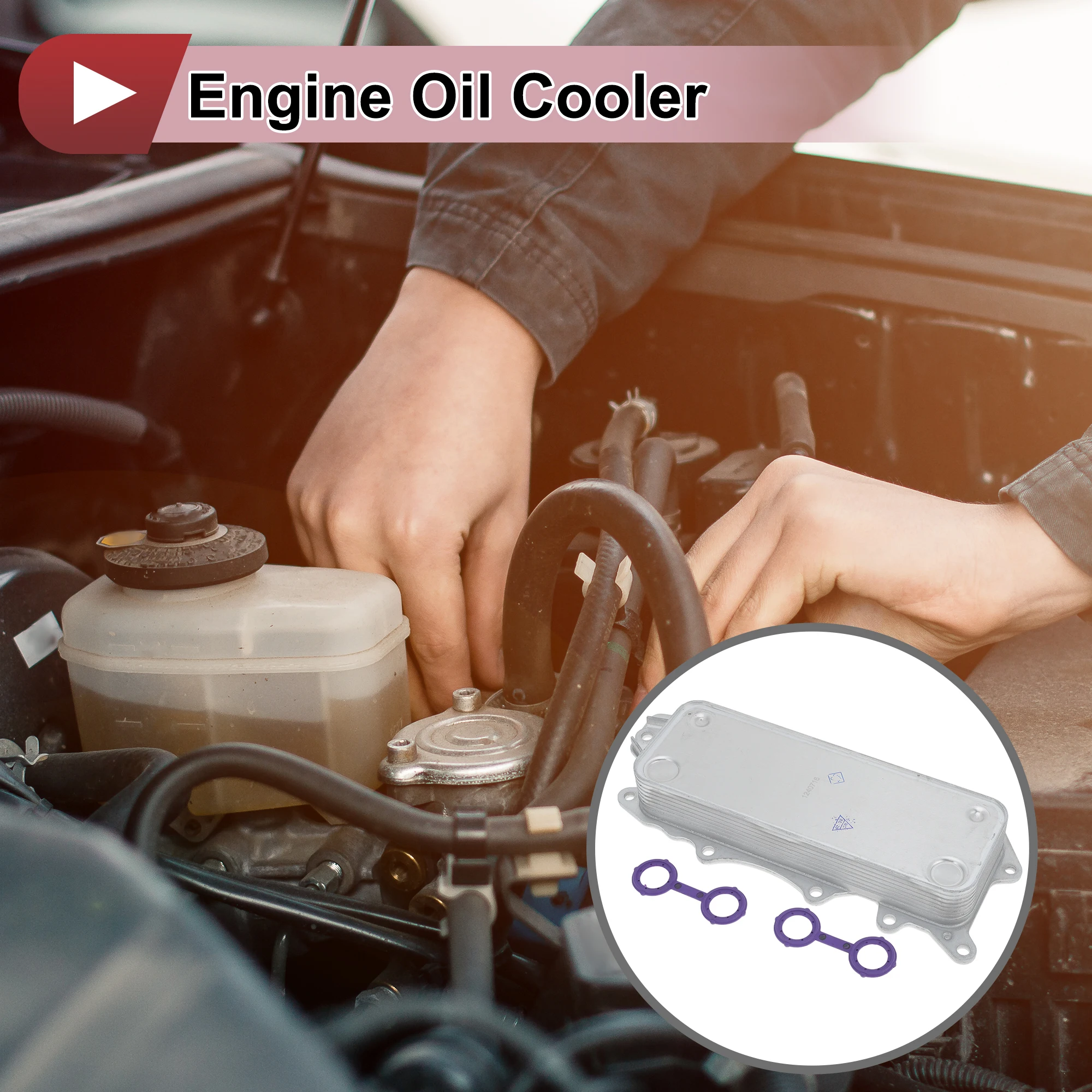 

Масляный радиатор двигателя UXCELL для Mercedes-Benz Sprinter 2500 No6421800165 Трансхолодильник