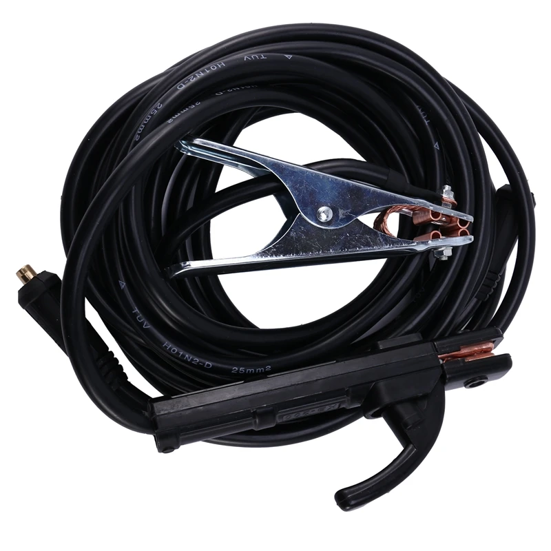 

Welding Machine Accessories 200 Amp Electrode Holder 5Meter Cable+300 Amp Earth Clamp 3Meter Cable, For ZX7-200, ZX7-250