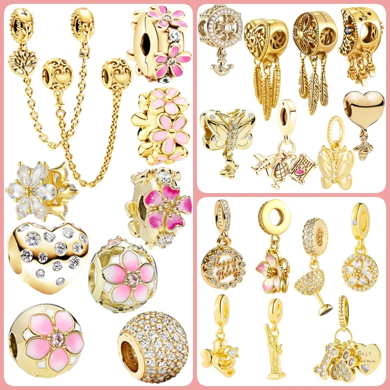 Hot Sale sparkling Multiple series Charm Bead  Applicable to Original European Plating Silver Jewelry & DIY Making Unique Gift