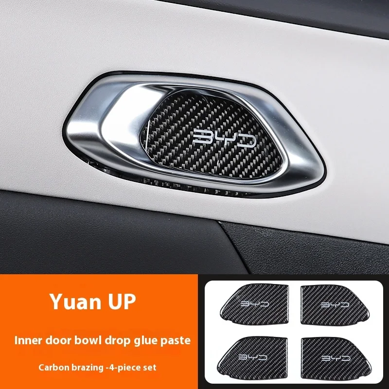 For BYD Yuan UP Special Car Interior Door Bowl Sticker Interior Protection Sticker Scratch Resistant Modification Accessories