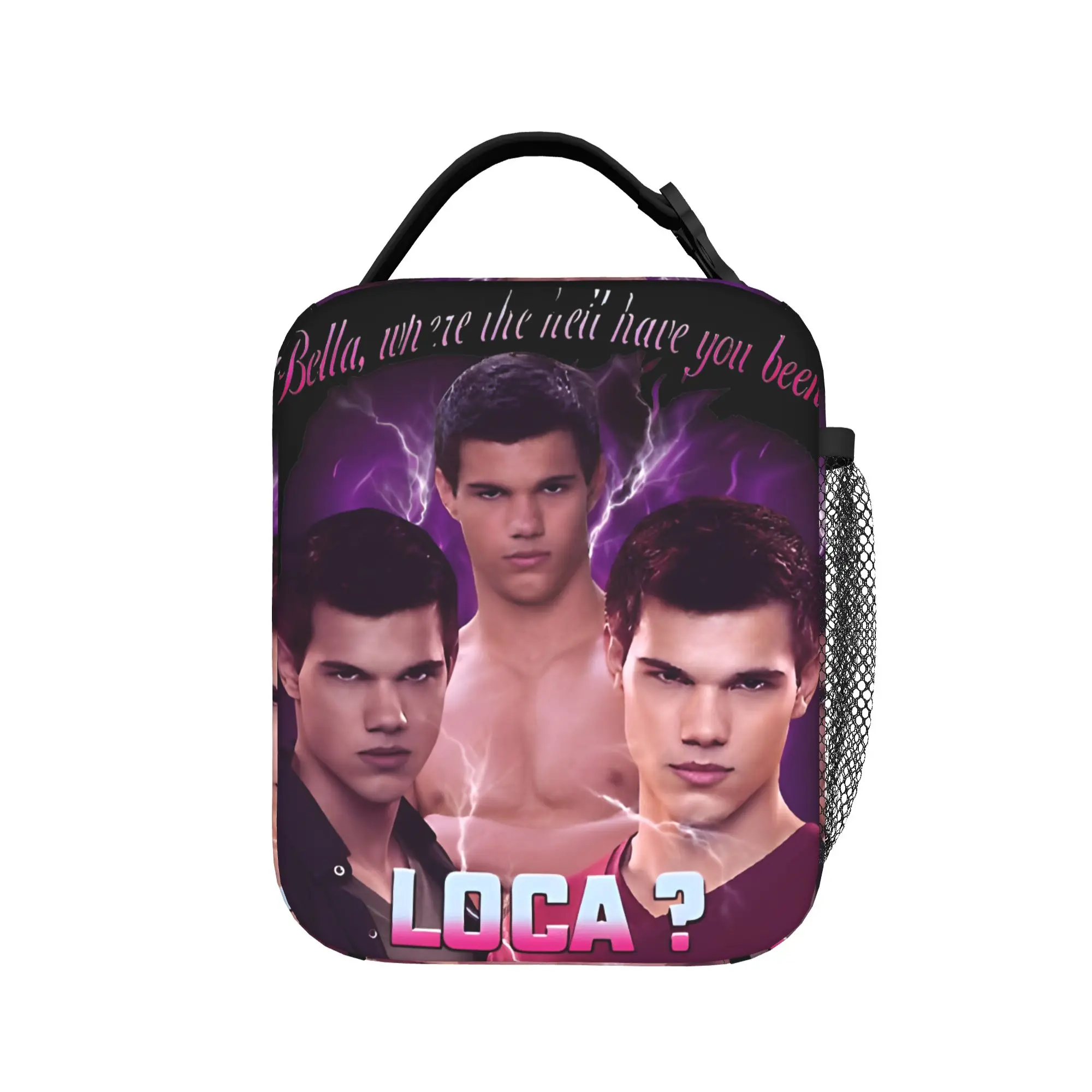 Bella Where The Hell Have You Been Loca  Insulated Lunch Bag Lunch Container Jacob Black The Twilight Saga Tote Lunch Box