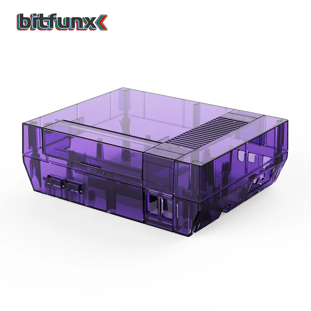 Bitfunx Ersatzgehäuse Transparente Schutzhülle für NES für Nintendo Entertainment System Konsole – Detail 9