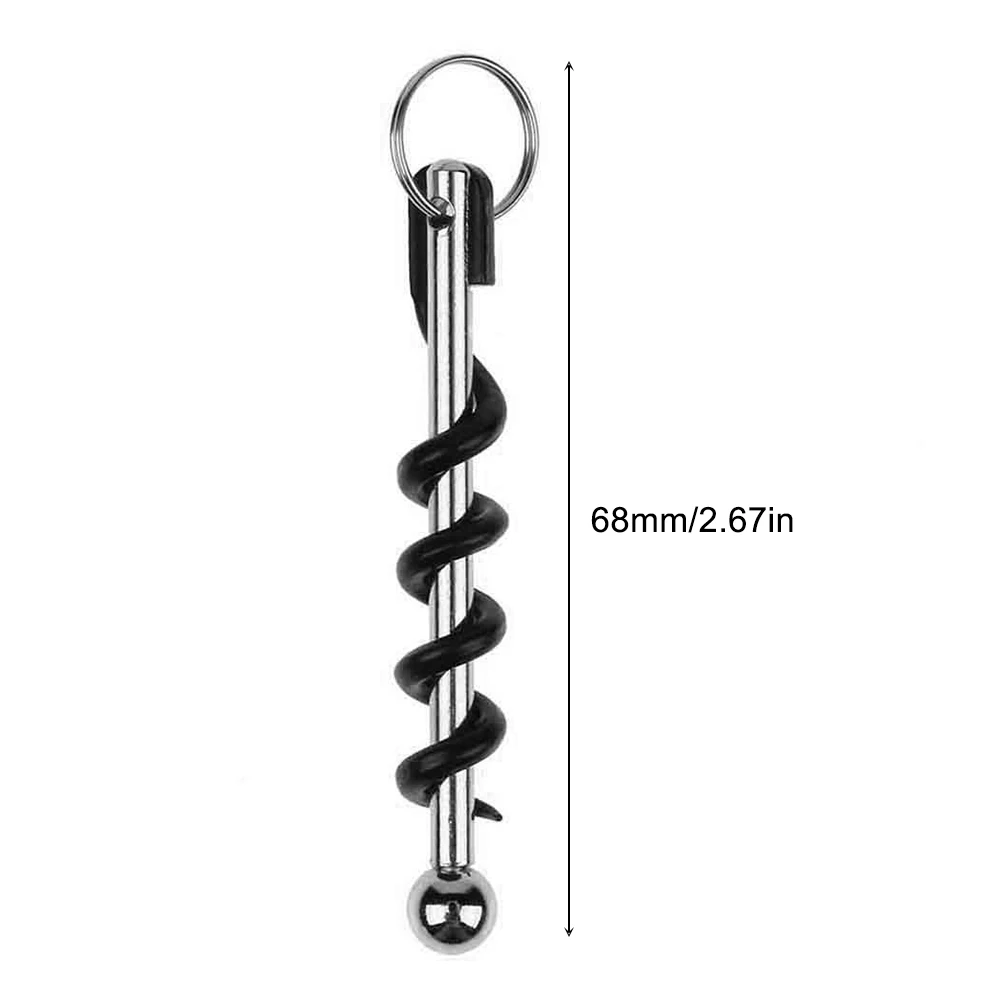 20-1pcs Cork Screw Bottle Corkscrew Double Hinged Mini Outdoor Keychain Wine Opener Creative EDC Tool Party Bar Kitchen Tools