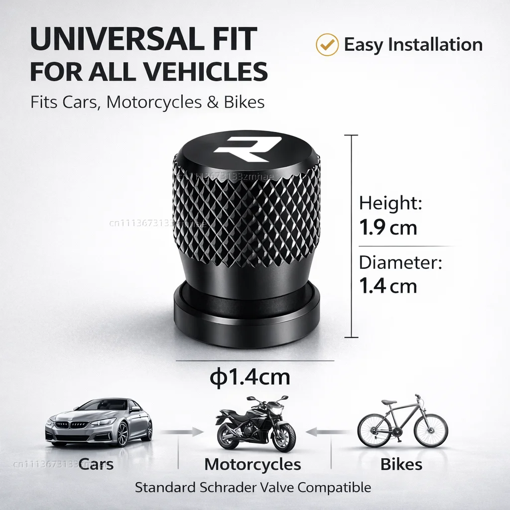 For BMW R1250R R1200R R1150R R1100R R850R F900R F800R Motorcycle Accessories CNC Aluminum Tire Valve Stem Cap Air Port Cover