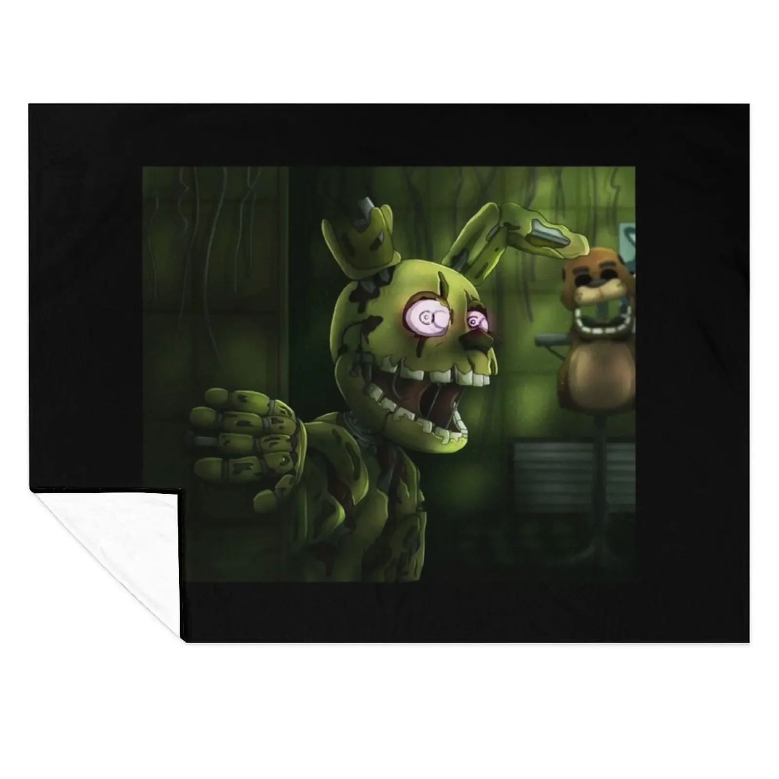

Peekaboo - Springtrap Throw Blanket warm for winter Beautifuls Sleeping Bag Bed linens Blankets