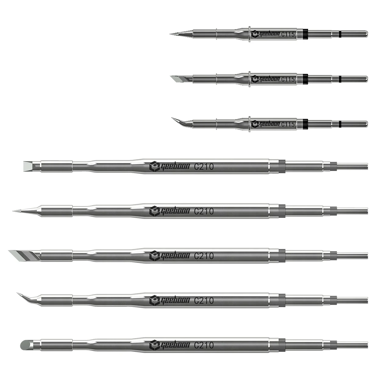 C210 C115 Soldering Iron Tips Handle Welding Tools Nozzle Grip Compatible Iron Tip for JBC 210 Station Auto-slee