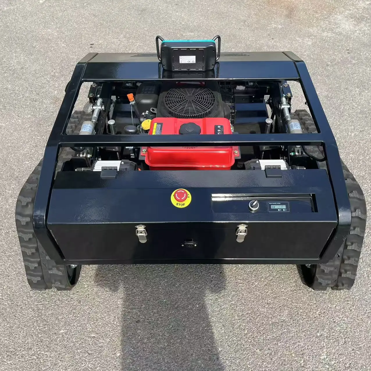 800MM 원격 제어 잔디 깎는 기계, 경사진 정원용 자동 등반 기능, 가정용으로 완벽, 상하 경사면 잔디밭에 적합, 간편