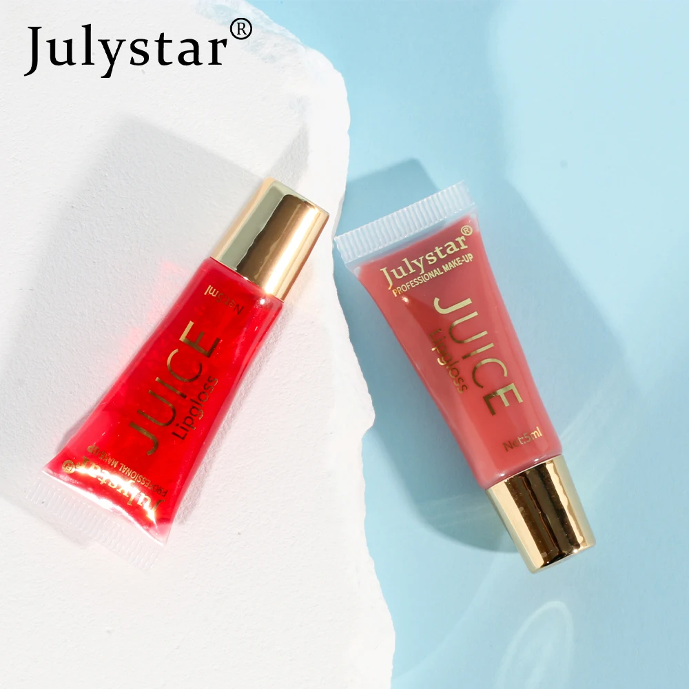 Bálsamo labial de aceite labial de gelatina transparente, hidratante, nutritivo, líneas de labios suaves, labios de pico, labios de vidrio de colores, fragancia de fruta