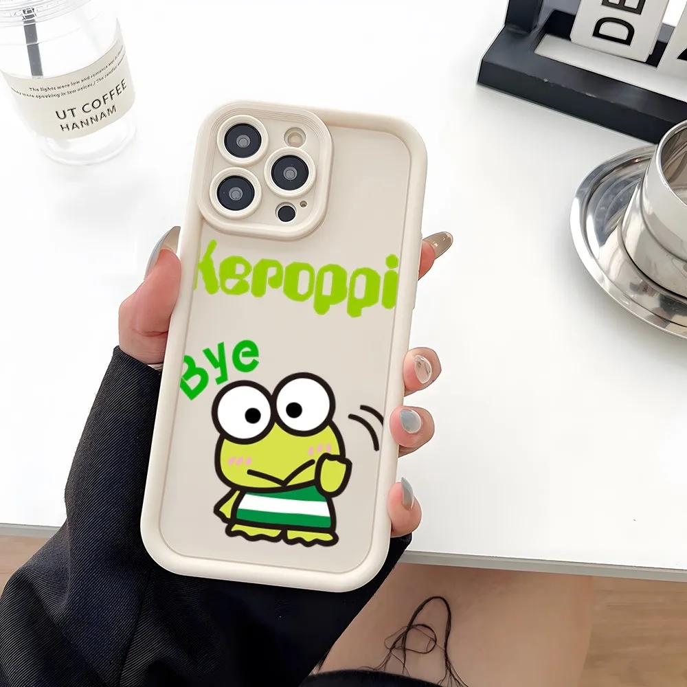 K-KeroppiS Cute Phone Case Soft Silicone For Redmi Note 10 11 12 8 9 Xiaomi Poco X3 X4 F3 X5 Pro Plus Protection Coque