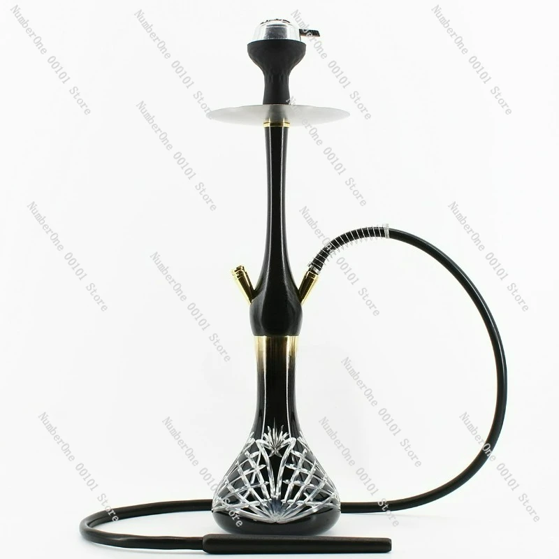 

Arab shisha set, wooden leather case pot shisha bar KTV