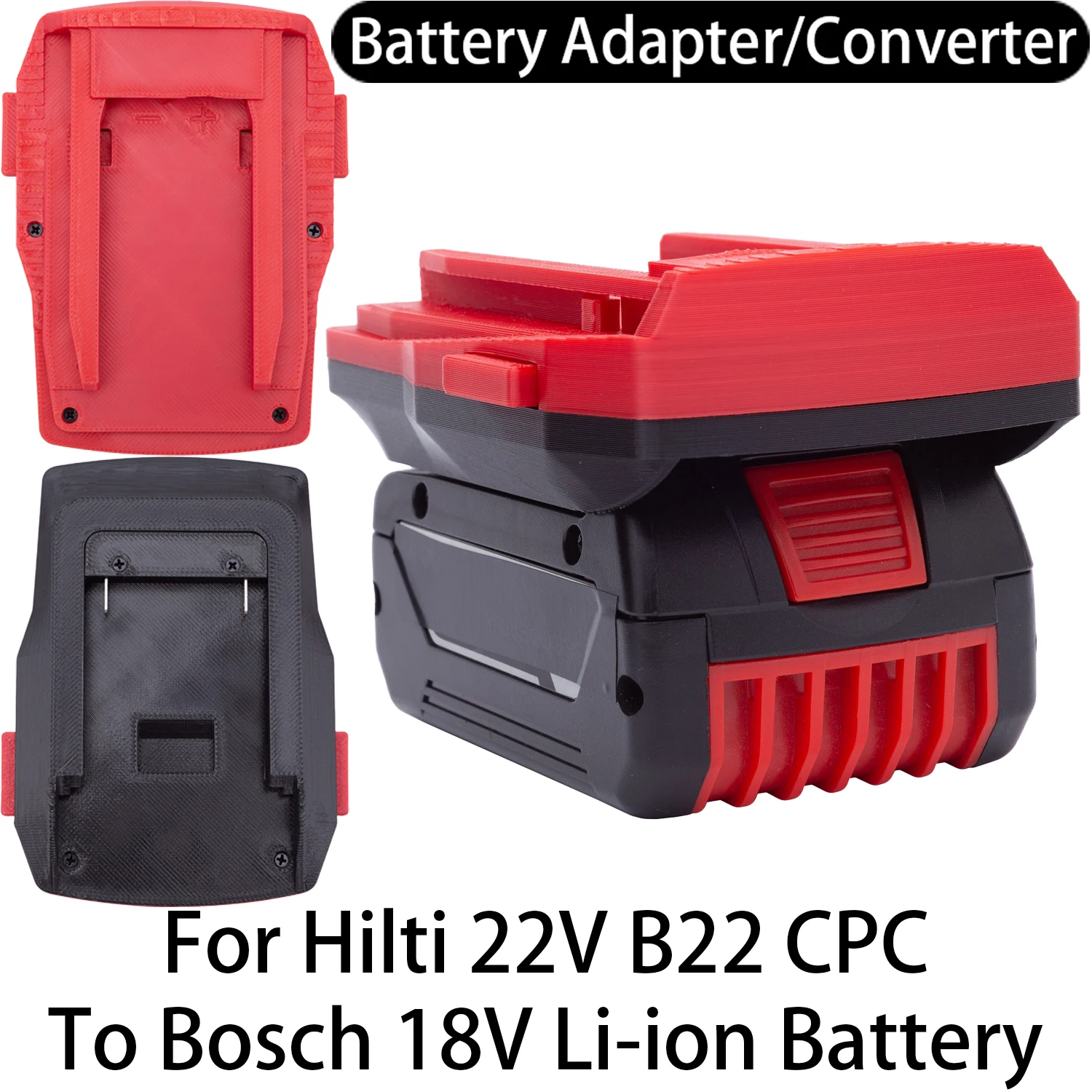 Adapter Converter For Hilti 22V B22 CPC Li-ion Tool To Bosch 18V Li-ion Battery Adapter Converter Power Tool Accessory