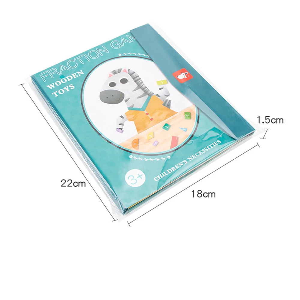 Magnetisch breuk leerspeelgoed voor kinderen Logica Grafisch wiskundespeelgoed voor peuterkinderen