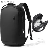 Bange Anti-thief Male school Bags Backpacks for Men 15.6 inch Laptop Backpacks Fashion Waterproof Travel Backpack