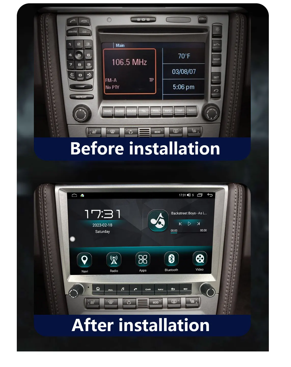 CHSTEK Radio Samochodowe Carplay For Porsche Cayman 911 987 Boxster 997 BT Navigation WIFI 4G GPS Stereo Car Multimedia Player