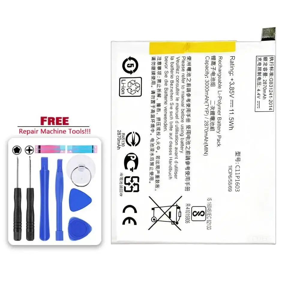 

Батарея C11P1601 C11P1424 C11P1324 C11P1428 C11P1611 для ASUS ZenFone 2 3 3S Laser Max Deluxe ZenFone3 ZE520KL батарея для сотового телефона