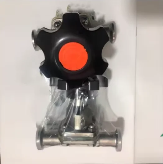 GM-KF16/25/40/50 صمام الحجاب الحاجز الفراغي السريع، مشبك صمام تفريغ عالي يدوي سريع التركيب، 304 من الفولاذ المقاوم للصدأ #4