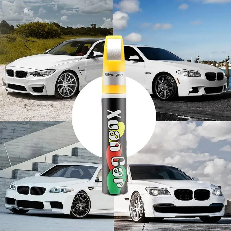 Paint Chip Repair Pen 12Ml Waterproof Automotive Paint Repair Quick Dry Pen Colored Repairing Supplies Car Scratches Clear