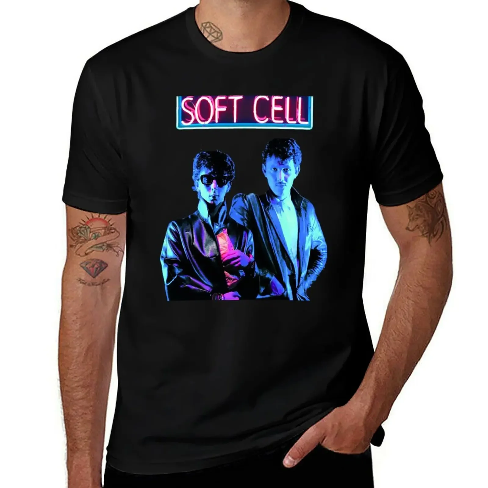 

Soft Cell T-Shirt sweat sublime Luxury man t shirts for men cotton