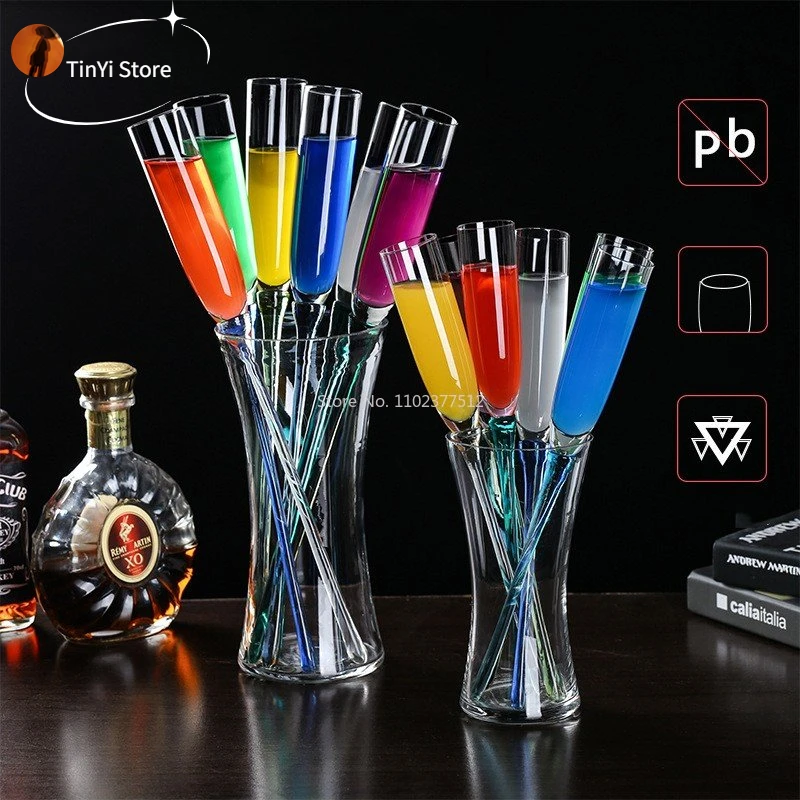 1Pcs Creative Color Beach Cup Crystal Champagne Wine Glasses Cocktail Goblet Glass Bar Party Drinking Cup 120/150ml Drinkware