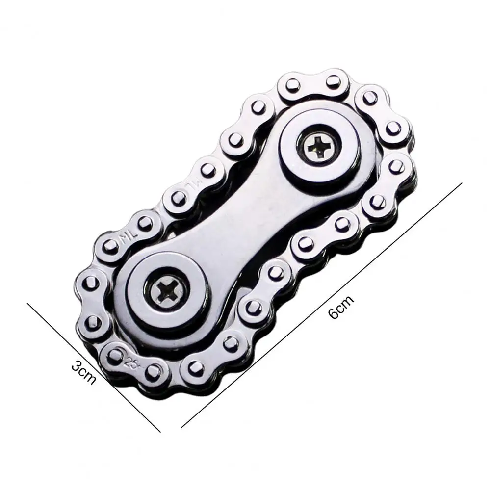 Finger Toys Flywheel Fidget Toy Miniature Relieve Boredom Cute Fingertip Sprocket EDC Metal Toy Gear Chain