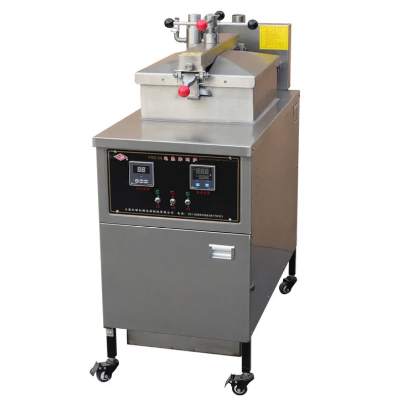 For YXD-25 Pressure Fryer High Voltage Gas Commercial Stainless Steel Electric Heating  Fried Chicken Equipment