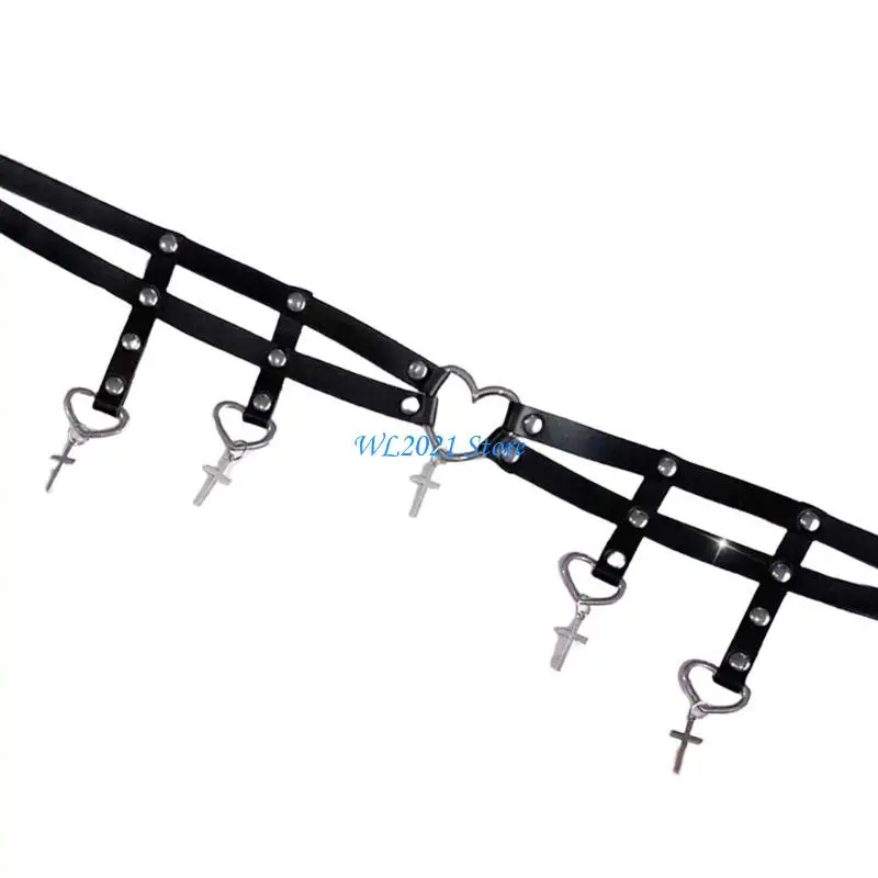 G5GC Hot Girl Belt Cowgirl حزام الخصر مع القلب لفساتين الجينز