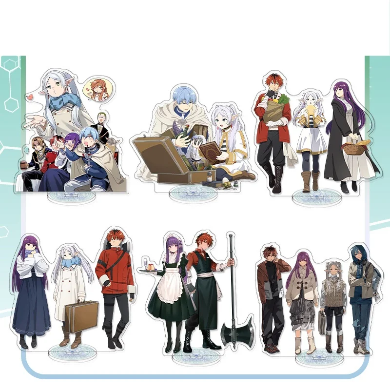 Anime Frieren: Beyond Journey's End Acrylic Stand Himmel Statue Fern Action Figure Frieren Collectible Ornament Toys 15cm