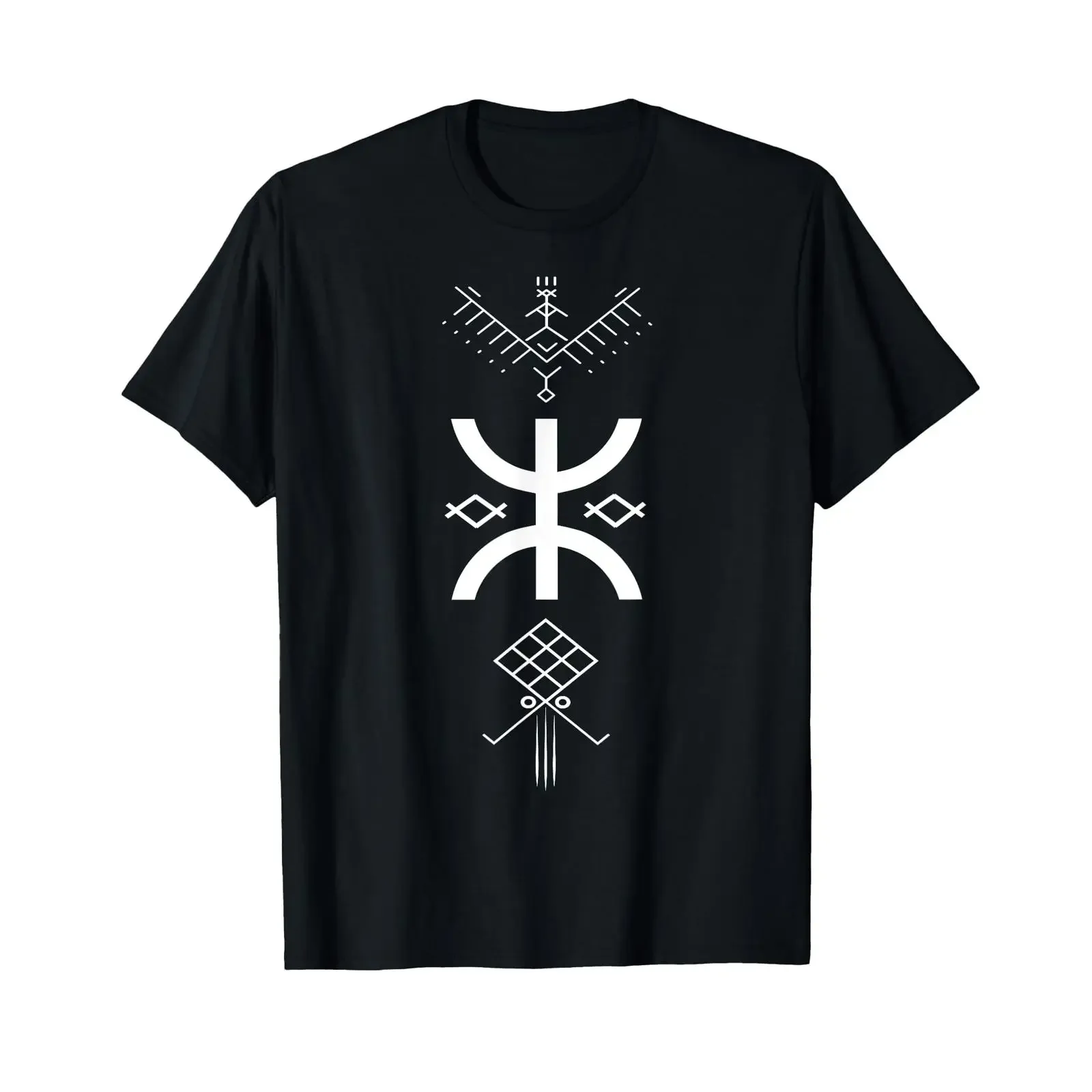 Yaz Kabyle Berber The Symbol Amazigh T Shirt black vintage Washed Versatile Soft designer clothes fashion Slightly Stylish