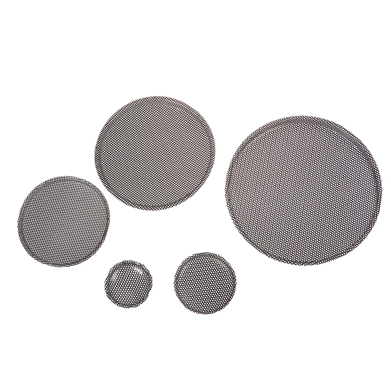 Fotografia 7: Grade de malha metálica decorativa para alto-falante de carro, tampa líquida, proteção contra grade, auto alto-falante, 1 polegadas, 2 polegadas, 3 polegadas, 4 polegadas, 5 polegadas, 6,5 polegadas, 8 polegadas, 10 dentro, 12 dentro