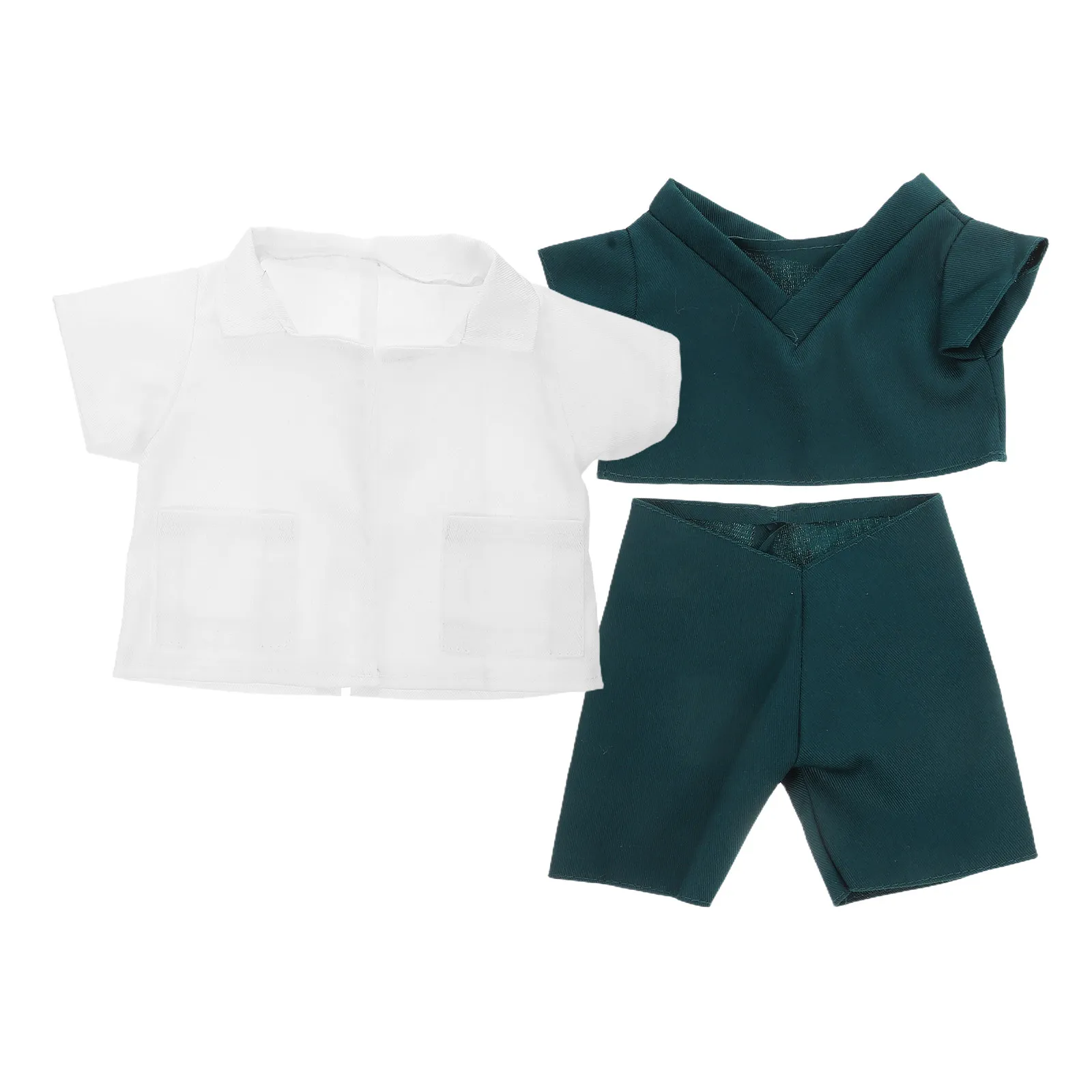 

3pcs Doctor Bear Costume Set For 25 Cm Stuffed Animal Clothes Nurse Outfit Kids Roleplay Accessory Bear Clothing