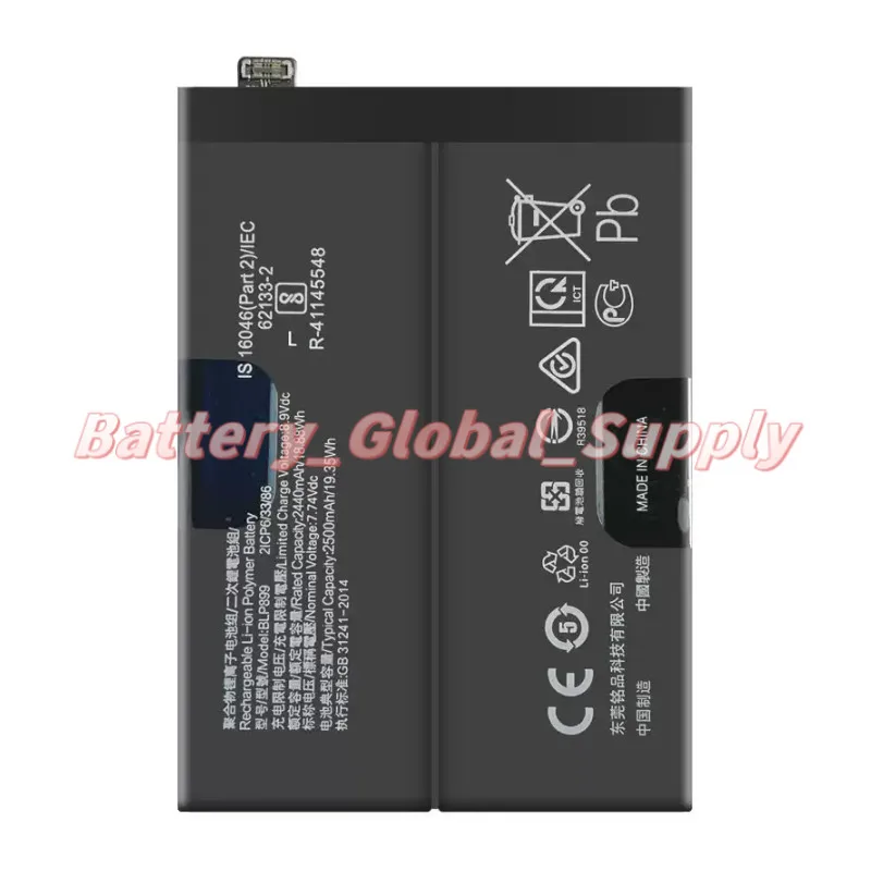 

Аккумулятор для BLP899 10 Pro/Plus10 Pro, 7.74В 2440мАч, быстрая доставка, 1 шт.