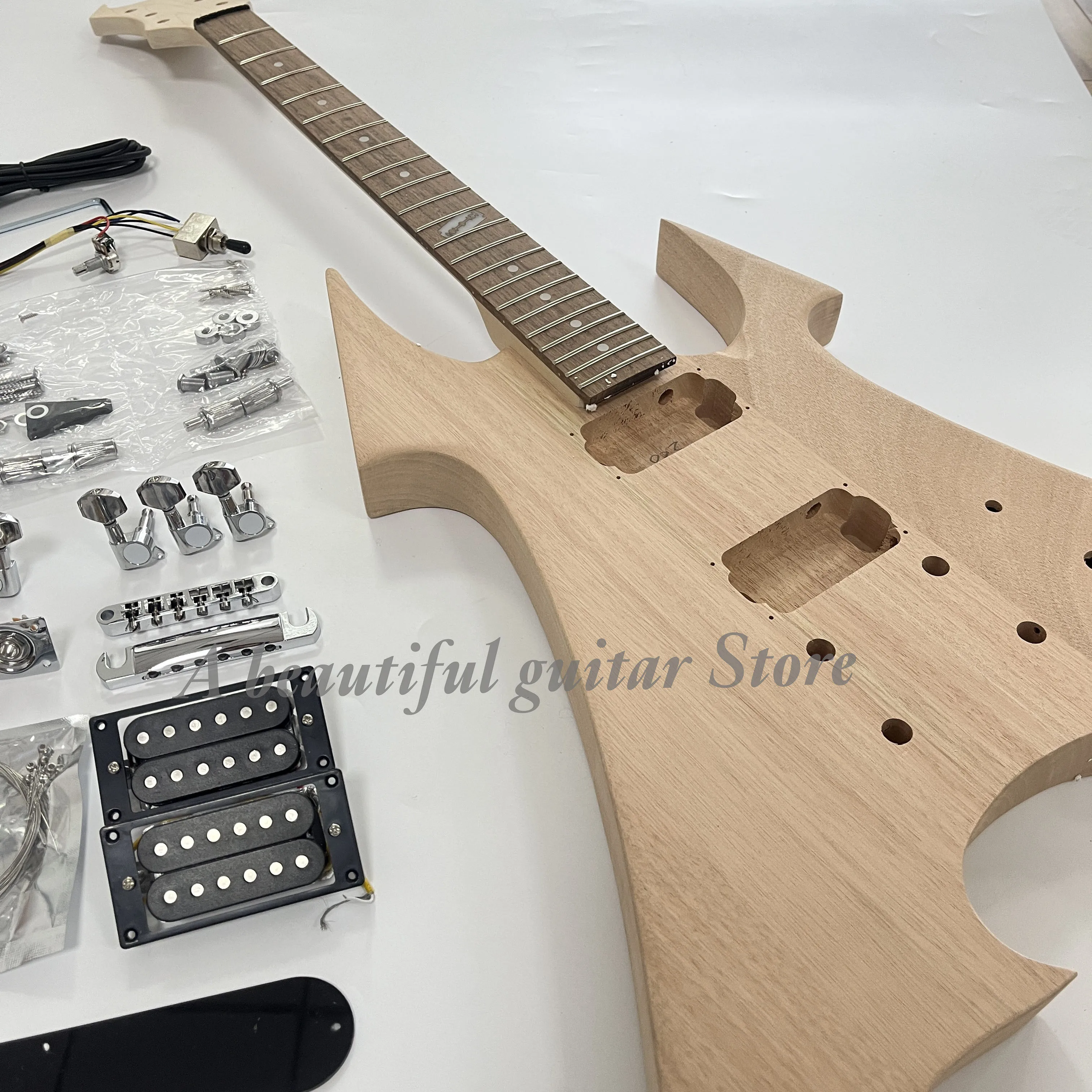 Woodworking Usa - DIY USA Electric Guitar Kit Unfinished