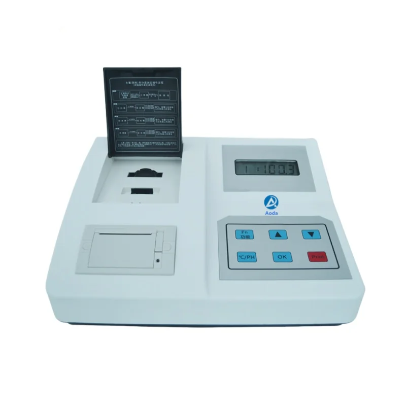 Laboratory soil fertilizer plant NPK PH organic matter detection soil nutrient analyzer