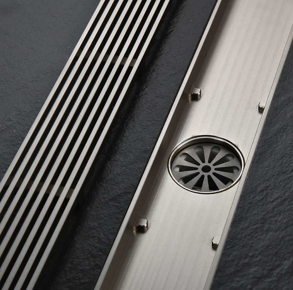 

Long Floor Drainer Nickle Brushed 600*60 Anti Odor Grille Linear Shower Drain