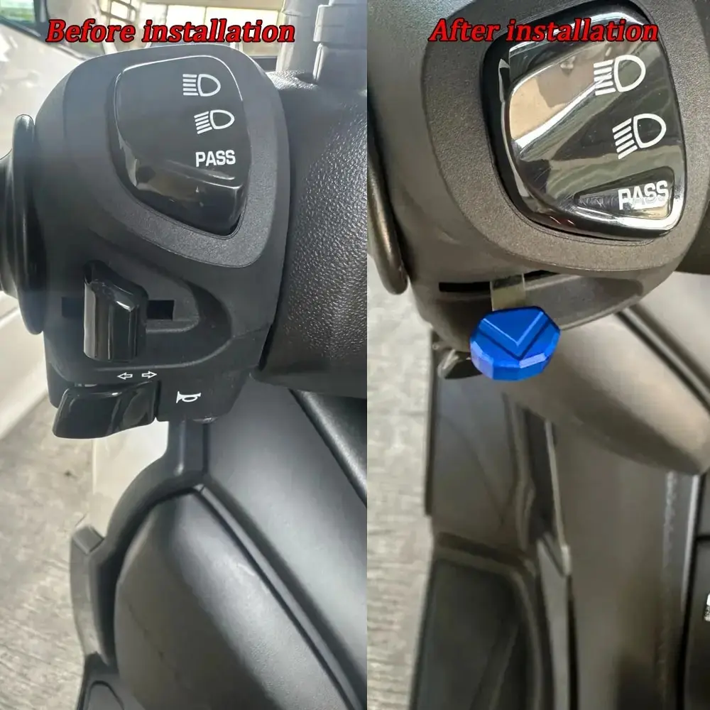 For Yamaha X-MAX 300 XMAX 125 200 250 400 2006- 2024 2023 2022 Motorcycle Switch Button Turn Signal Switch Keycap Accessories