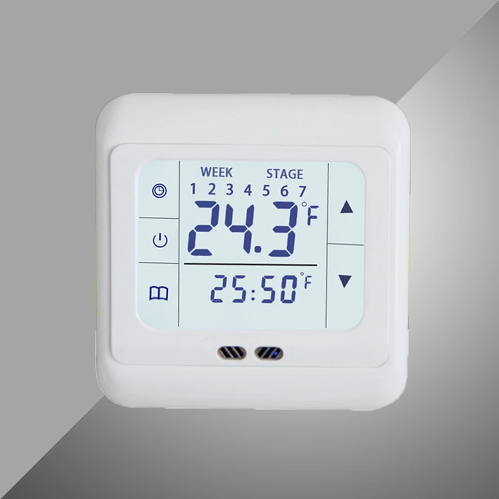 Electric Heating Thermostat Touch Screen Digital Programmable Temperature Controller For Floor Underfloor Heating System