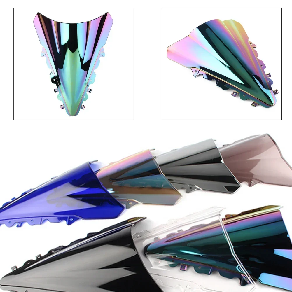 

Motorcycle For Yamaha YZF R15 V2 screen Double Bubble Windshield Deflector Protector WindScreen 2013 2014 2015 2016 YZF-R15 V2