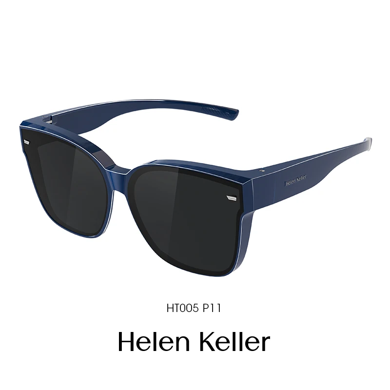 

Helen Keller Ultra Light Polarized Sunscreen Sunglasses Myopia Sleeve Women's UV Protection Sunglasses Sleeve Men's HT005