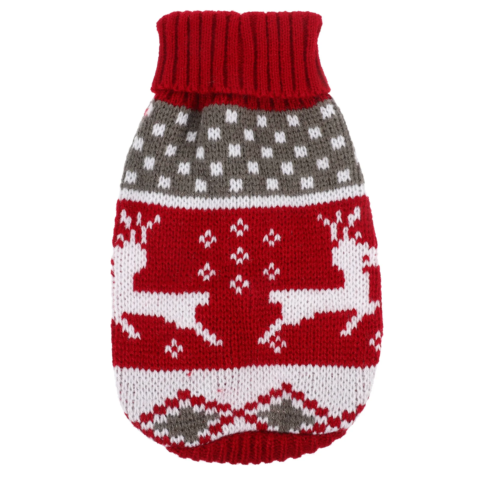 

Christmas Dog Cat Sweater Warm Soft Knitted Winter Puppy Costume Xmas Themed Dog Clothes Puppy Knitted Costume