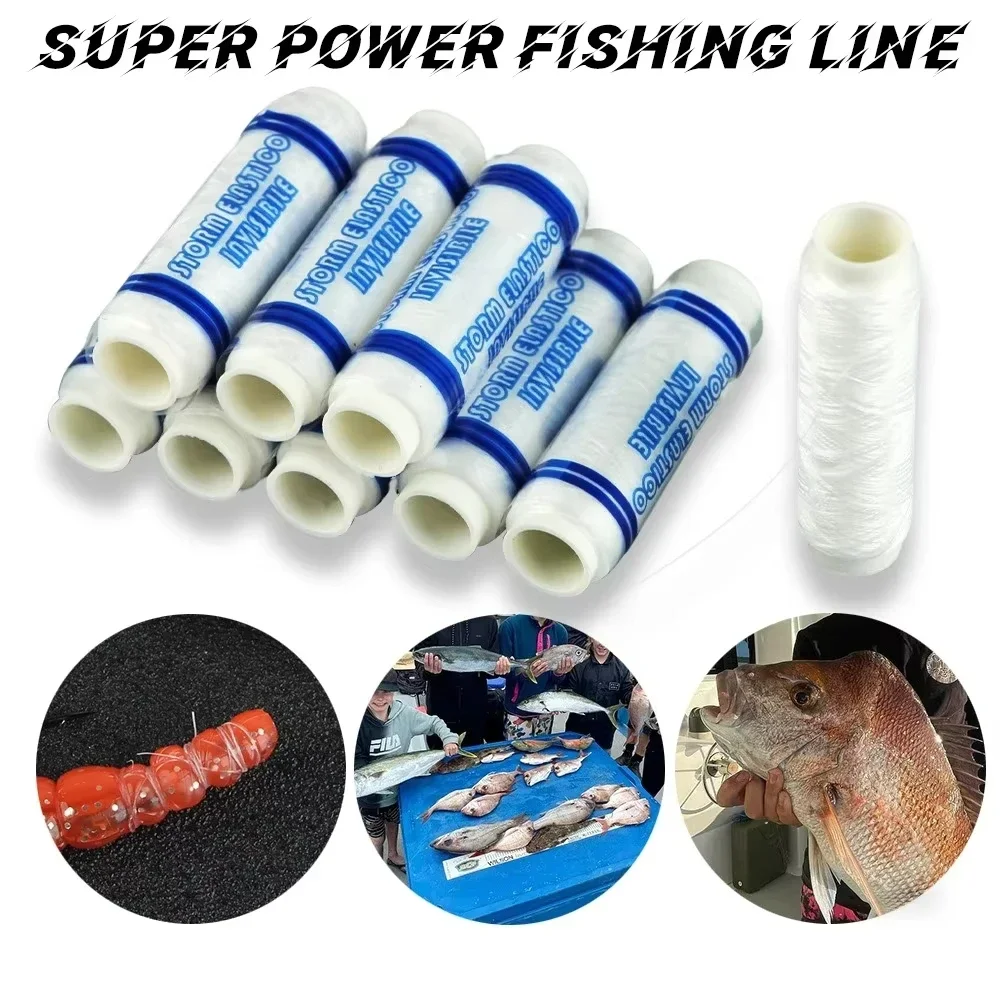 0.2mm 250M High-strength Elastic Fishing Line Invisible Fishing Bait Line Elastic Thread Fishing Line Fishing Line Fishing Good