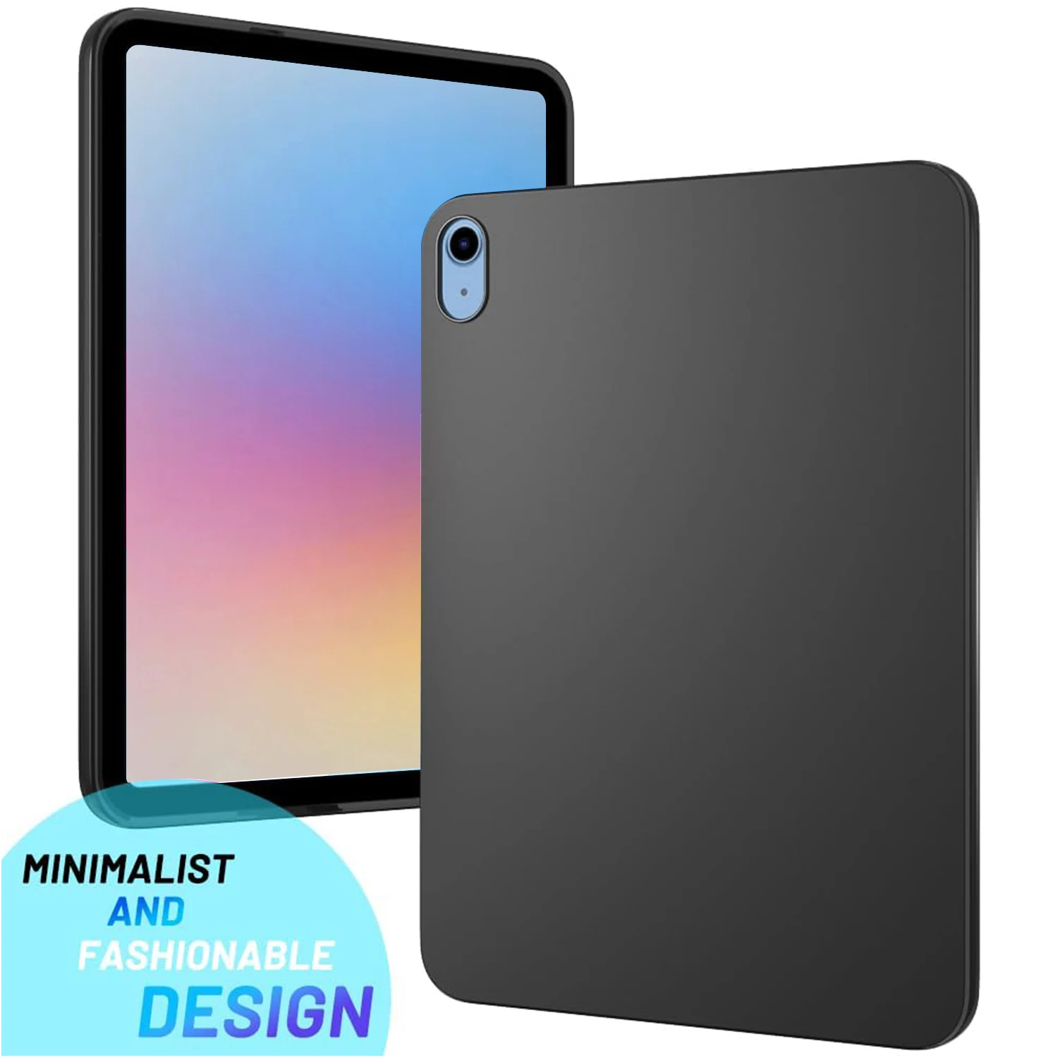 حافظة كريستال شفافة رفيعة مضادة للصدمات من مادة البولي يوريثان الحراري لجهاز iPad Mini/Air/Pro 9.7 10.2 10.9 12.9 13.0 غطاء حماية شفاف