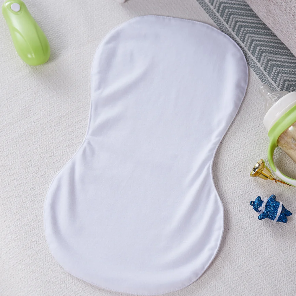 3 Pcs Towel Blank Heat Transfer Double Layer Baby Pad Girl Burp 200g Imitation Cotton Rack Cloth for DIY Sublimation