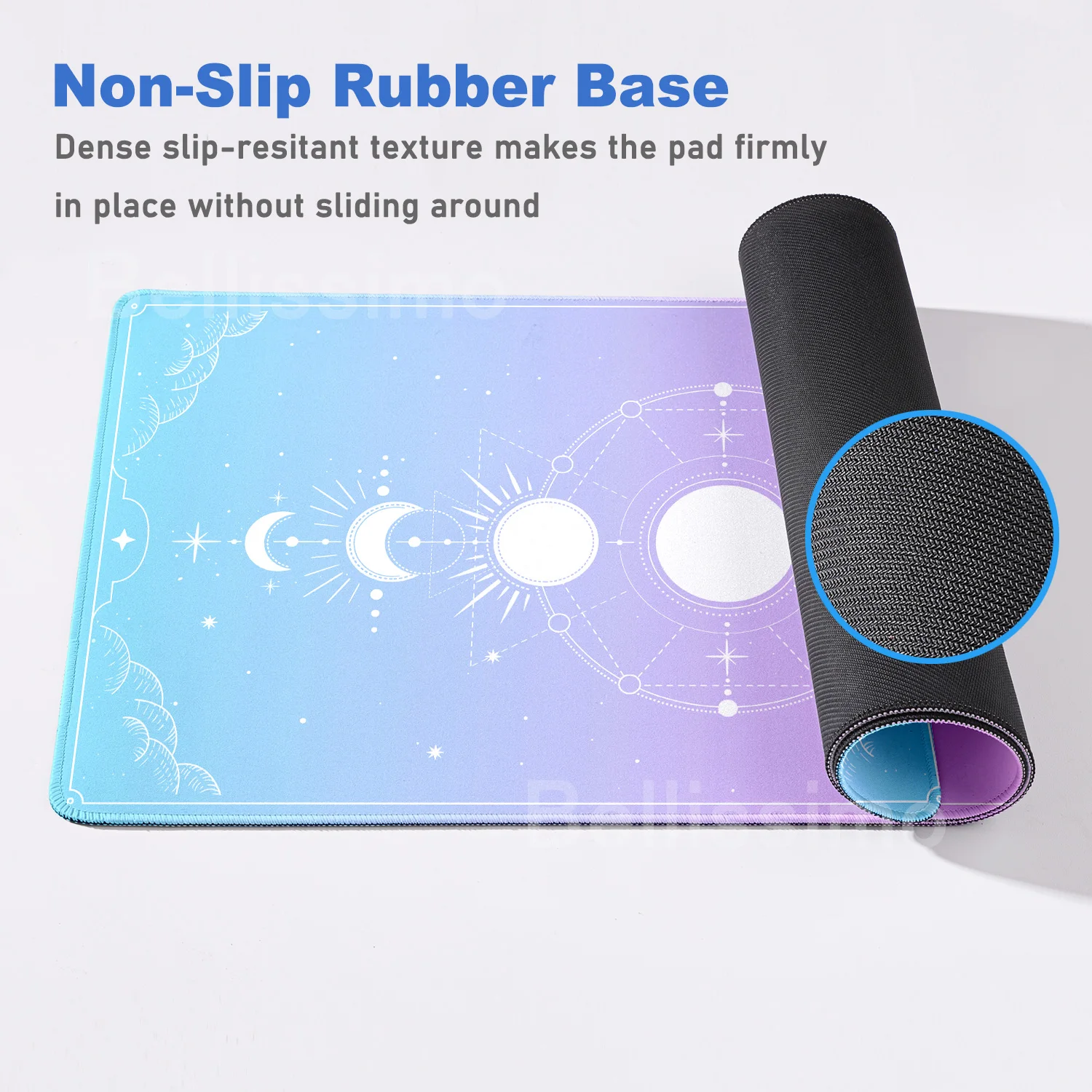 XXL التدرج التارو ماوس الوسادة الكمبيوتر كبير لوحة ماوس للألعاب علم التنجيم أسود أبيض ماوس الجمالية السماوية القمر مراحل Deskmat HD