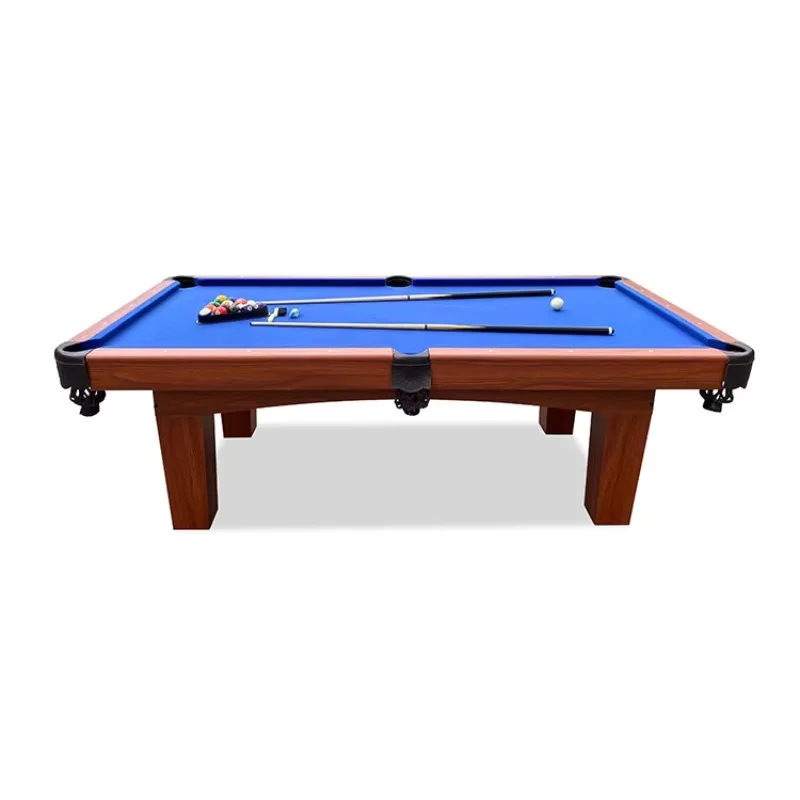 

Hot Sale 8ft Indoor Pool Table High Quality Billiard Table for Families Game Rooms & Offices Made with MDF Cushions
