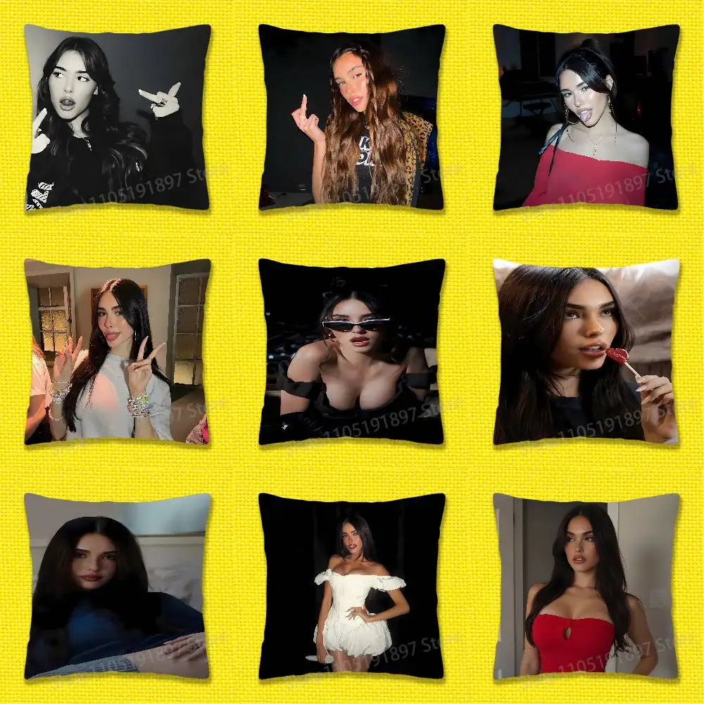 

Singer M-Madison Beer Throw Pillow Case For 55x55cm 30x30cm 50x50cm 45x45cm 40x40cm Square Chair Pillowcase Case