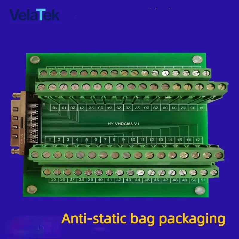 for VHDCI 68 High Density Female Adapter Board, SCSI 68 Wiring Terminal Block