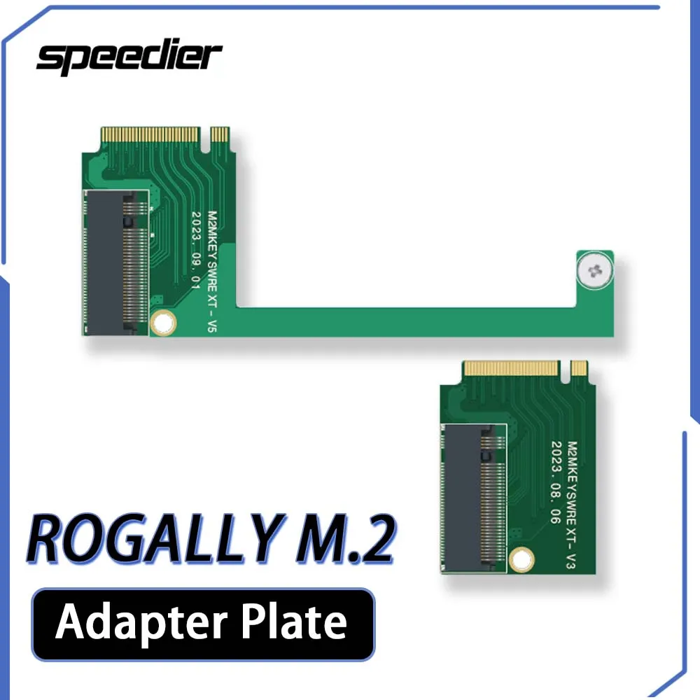 Suitable for Rog Ally Palm DIY solid state drive Memory Adapter Plate - PCIe 4.0 M.2 NVMe 90 Degree Hard Drive Conversion Kit