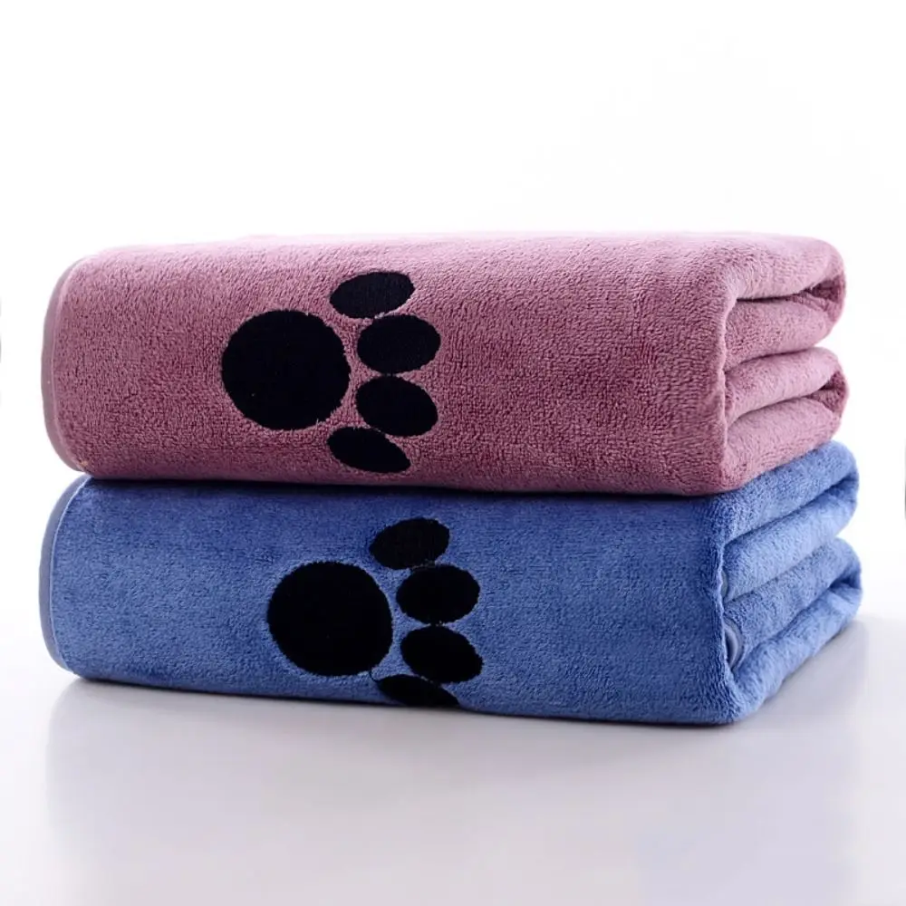 Highly Absorbent Dog Towels Breathable Microfiber Pet Grooming Towel Fast-Drying Super Soft Pet Cloth Bath Supplies