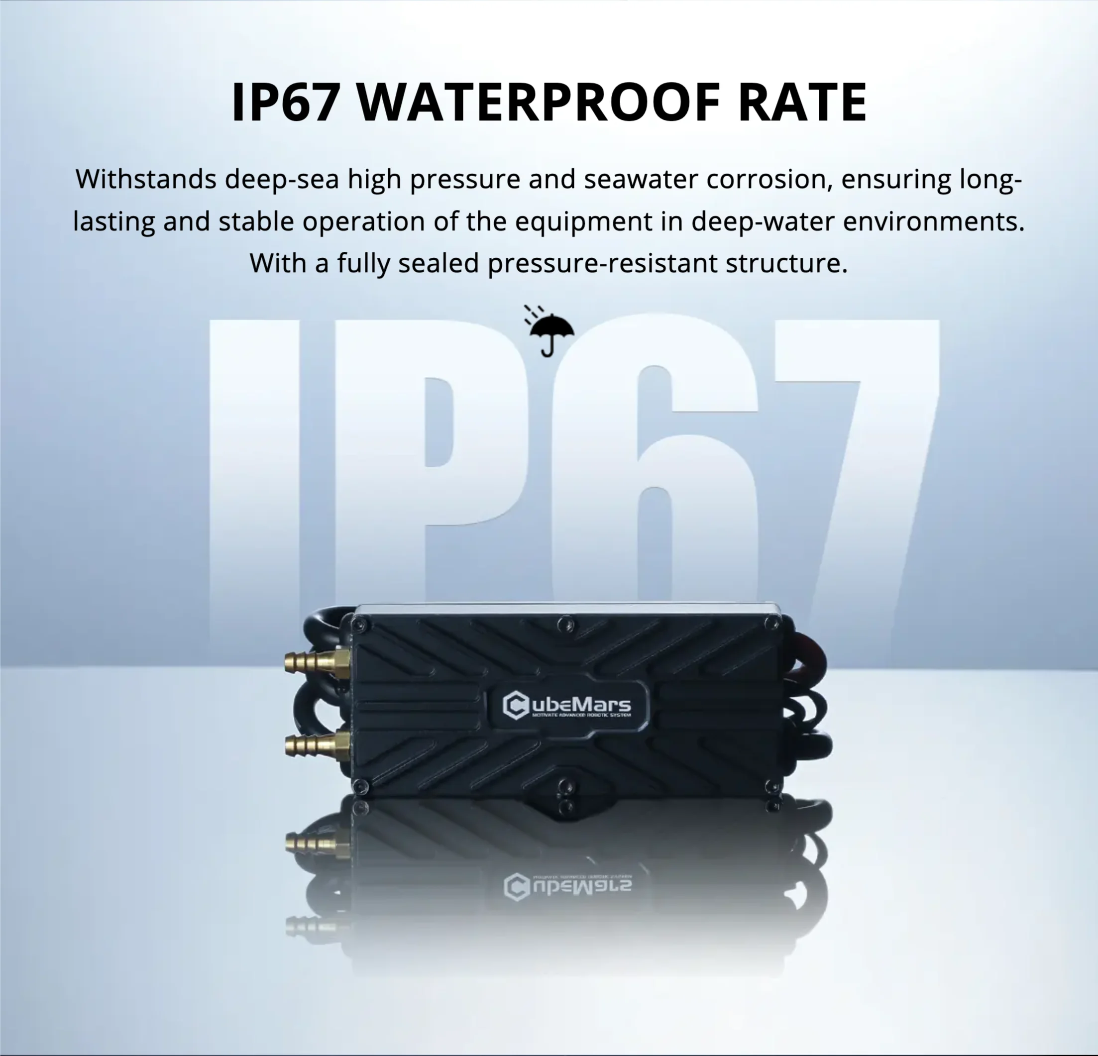 

CubeMars TW-80A-12S ESC 2pcs/set 80A 6-12S Waterproof Brushless Controller for Underwater Thruster ROV USV AUV Motor